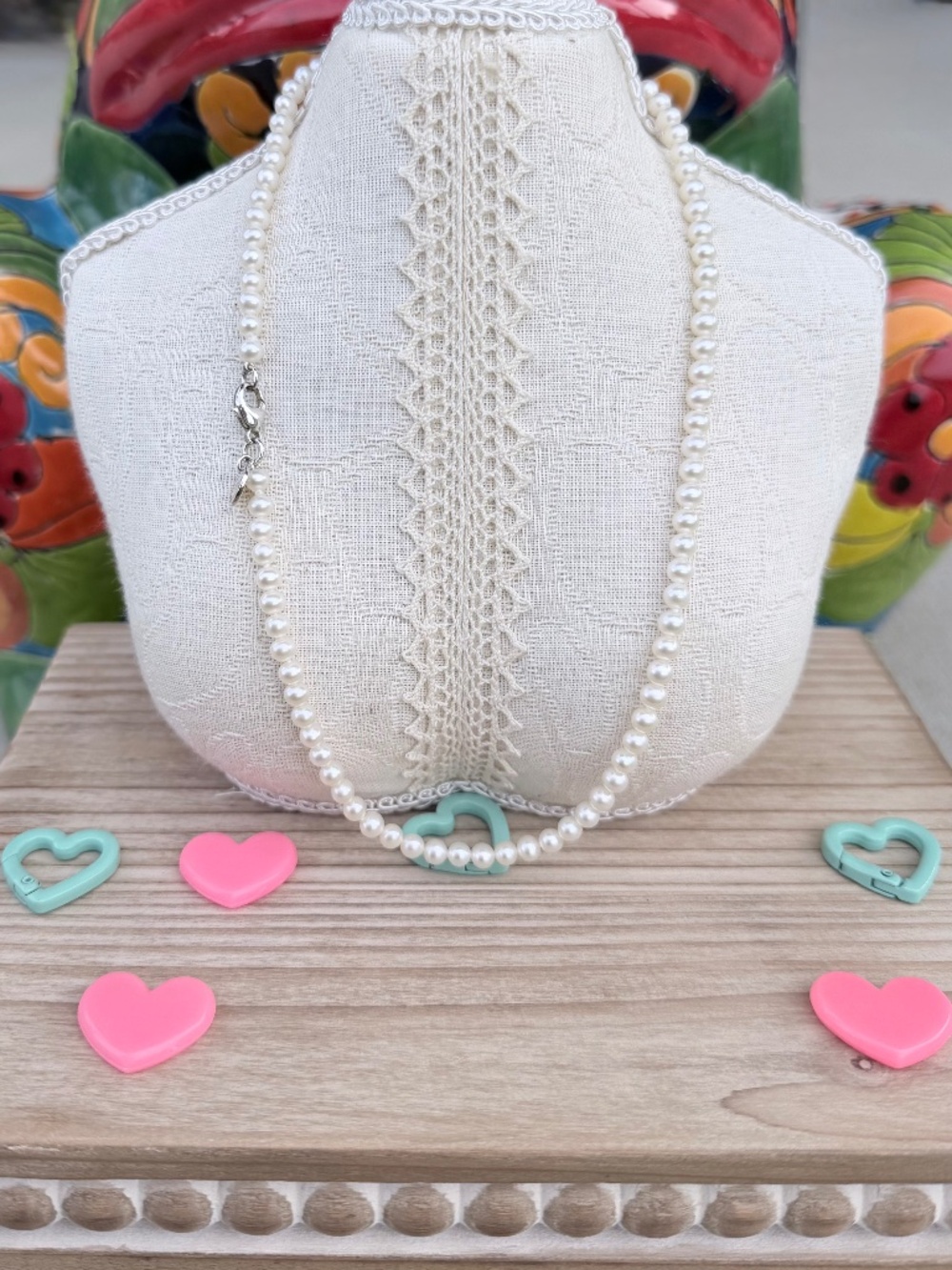 💖Tiffany & Co. Ziegfeld Collection Pearl Necklace 4-5mm each, 16 inches💖